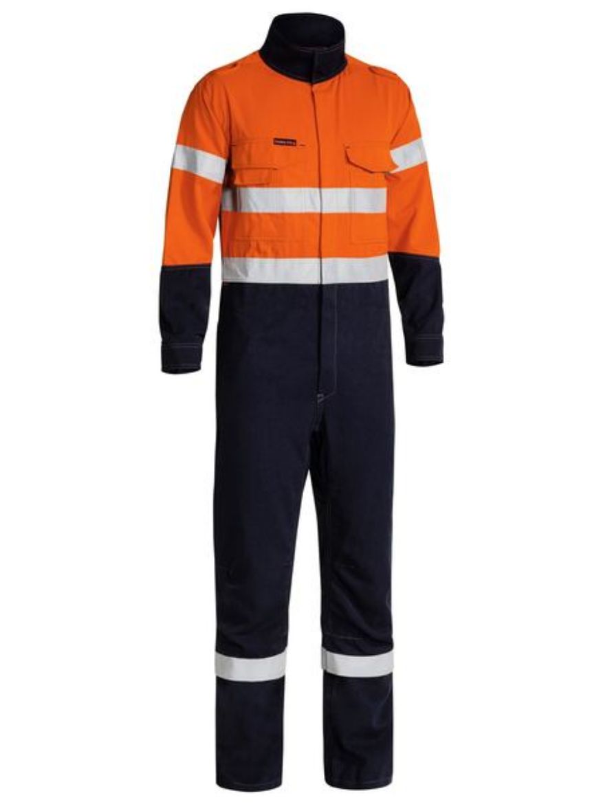 Picture of Bisley Tencate Tecasafe® Plus 700 Taped Hi Vis Engineered Fr Vented Coverall